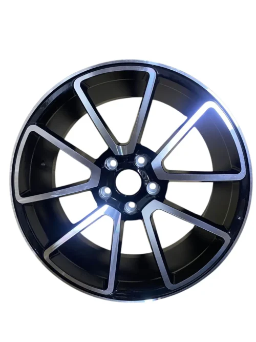 RIN 18X8 5H*112 BLACK MACHINE FACE