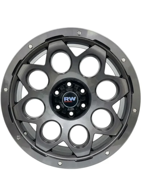 RIN 17X9 6H*114 BLACK/BLACK MACHINE FACE